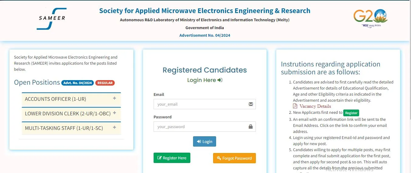 Sameer Recruitment 2024